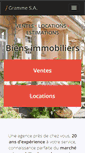 Mobile Screenshot of gramme.lu